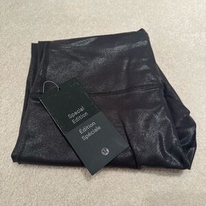 Lululemon Wunder Train HR Foil Tights 25" NWT